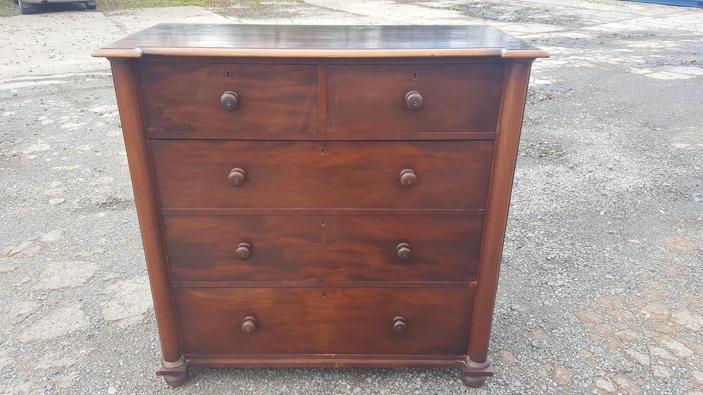 Victorian Column Chest