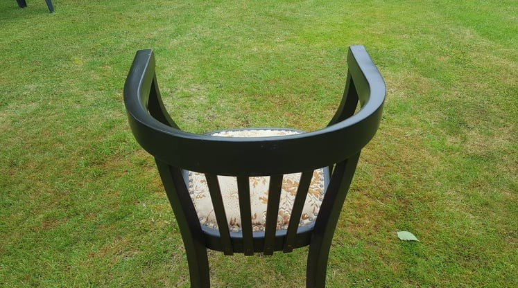 "Fischer" Ebonised Wooden Tub Chairs