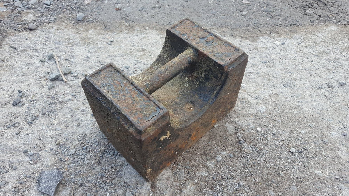 Vintage Cast Iron 6kg Block Weight