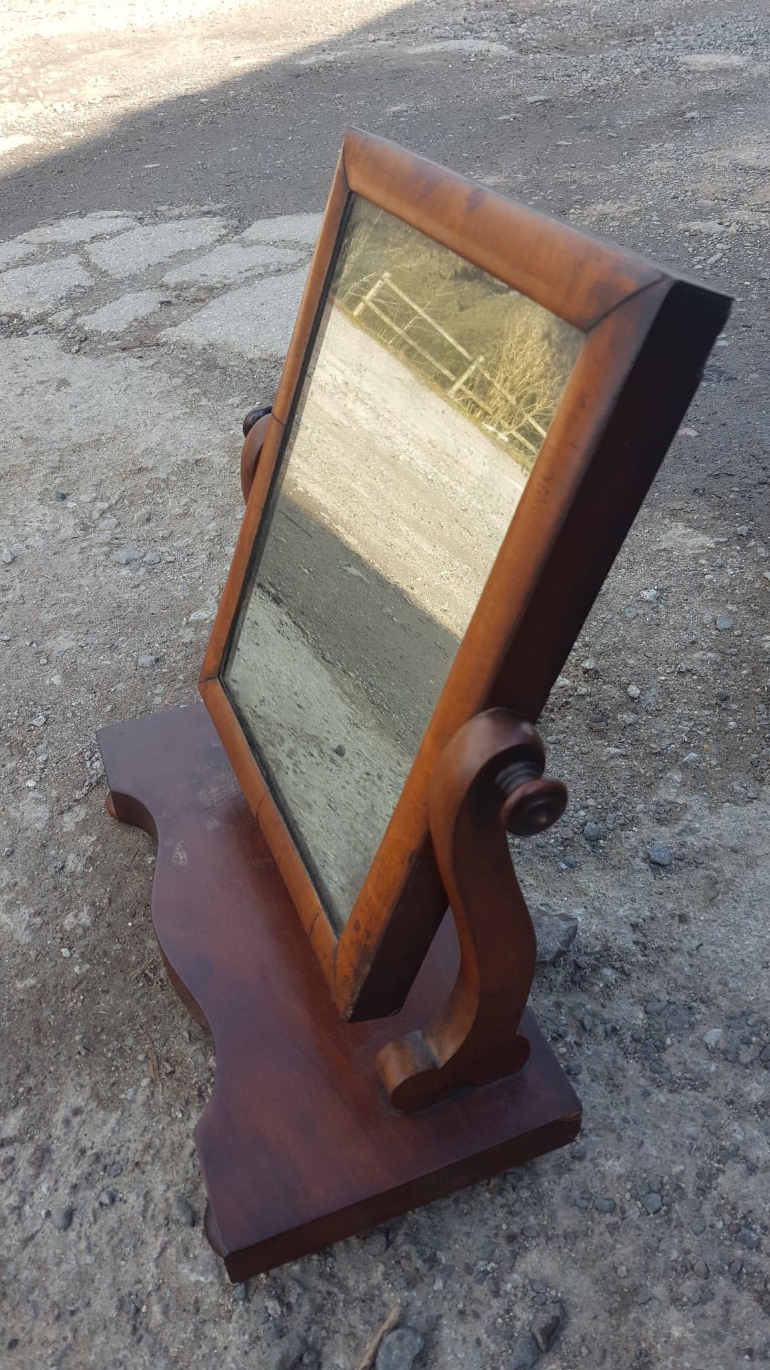 Victorian Mahogany Dressing Table Mirror