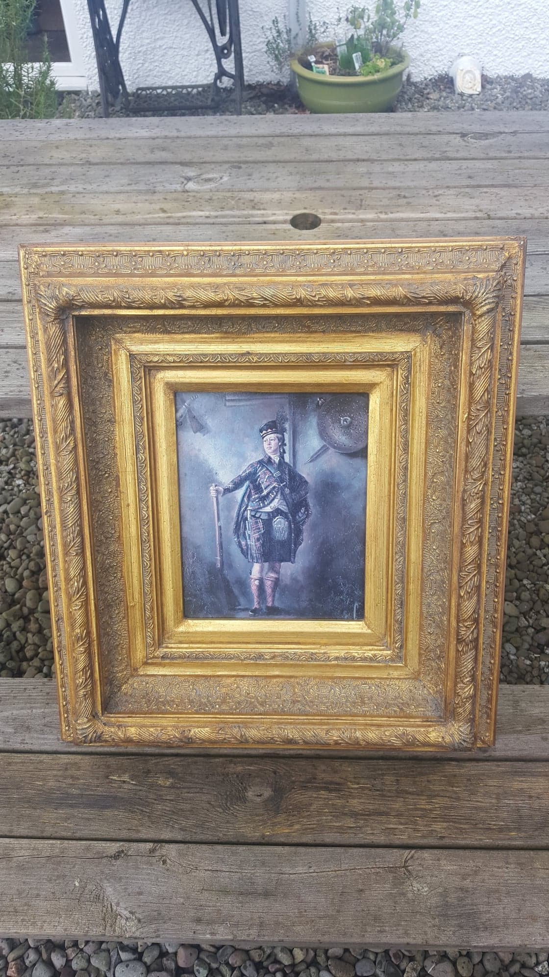 'Robert Burns' Gilt Framed Print