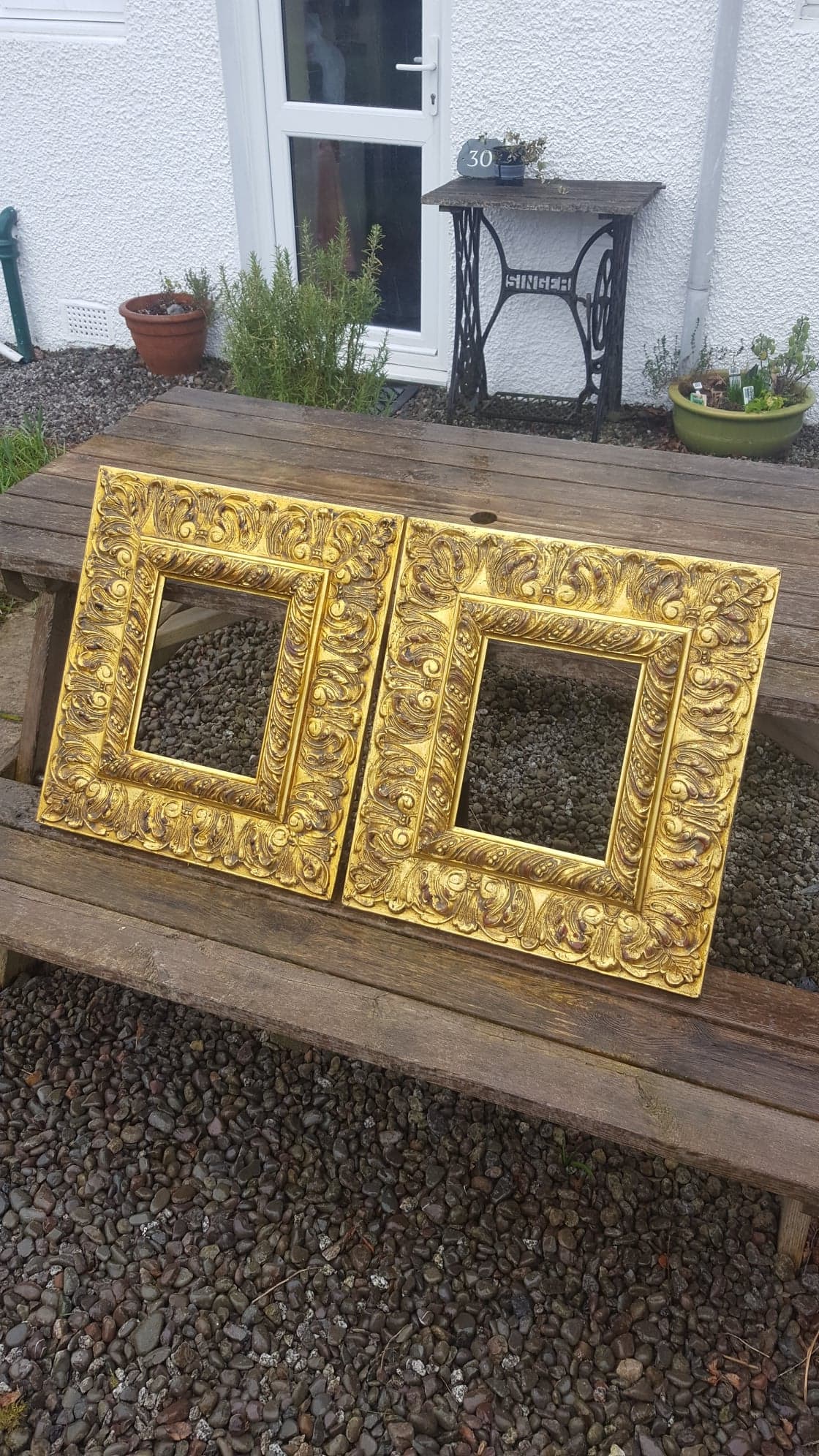 Antique Pair Gilt Frames