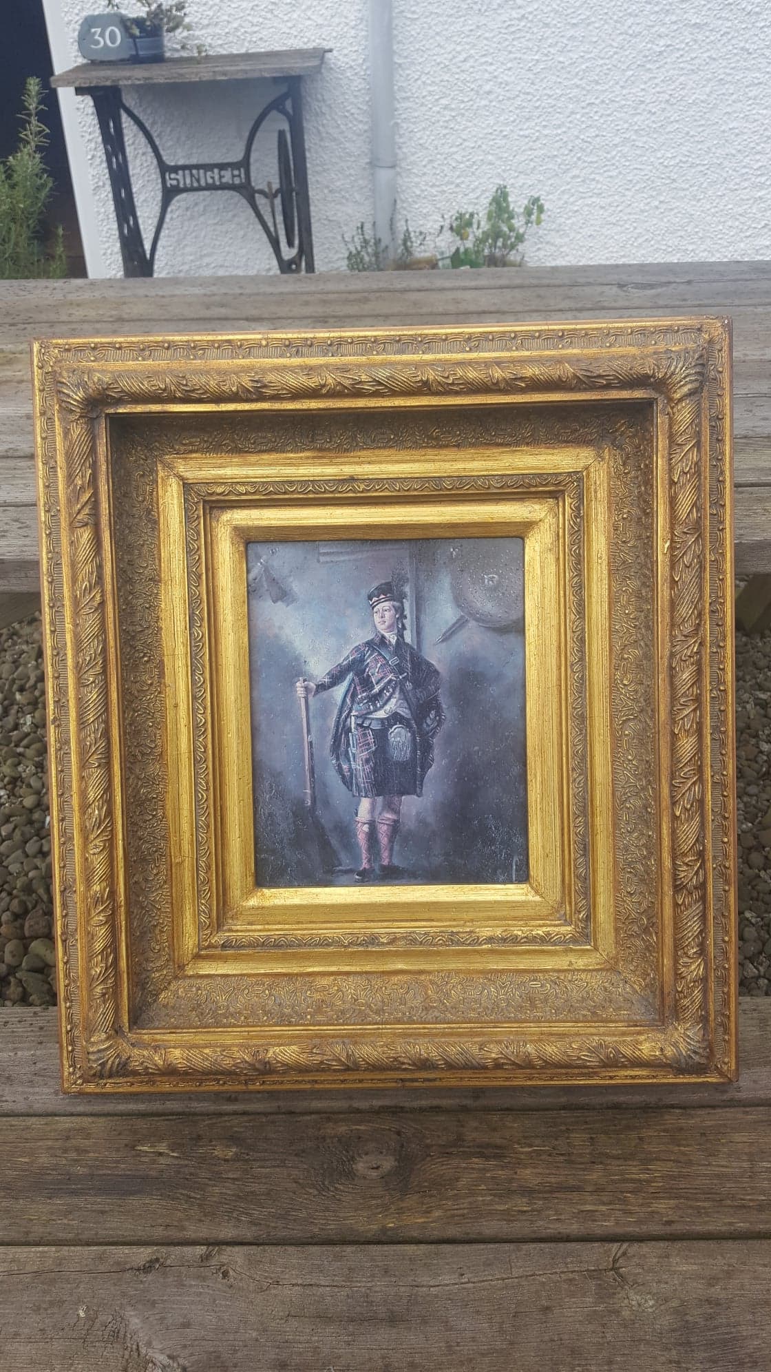 'Robert Burns' Gilt Framed Print